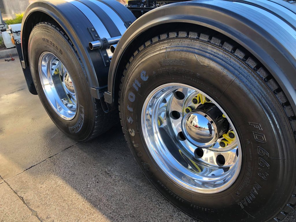 Clean Fleet Detailing Truck Tire