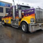 Clean Fleet Detailing Purple & Yellow Truck